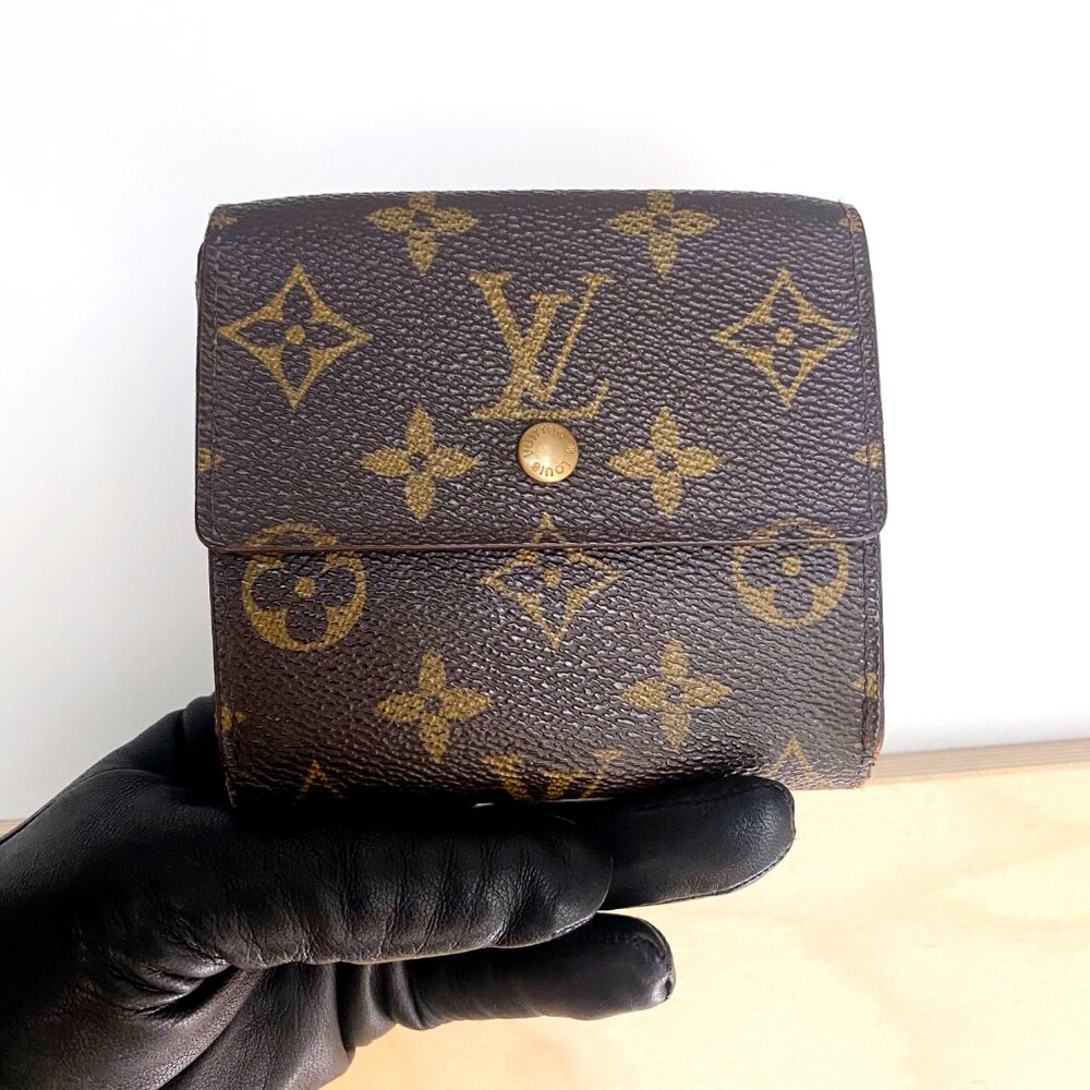 ‘99 Vintage  LV Elise Monogram Compact Trifold Wallet TH0999